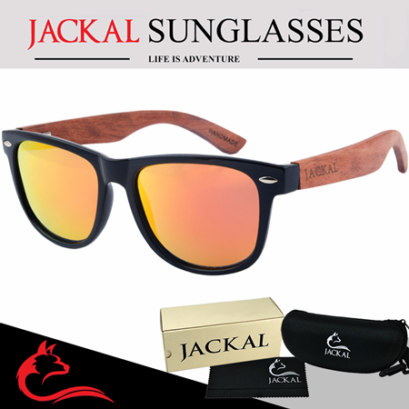 Wooden Sunglasses by Jackal Traveller TL010P
